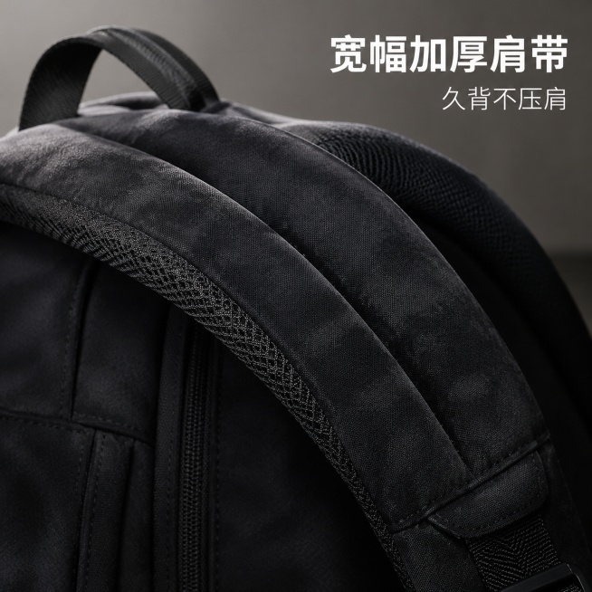 「图片1」，生成电商主图（7张），商品名称：晕染迷彩大容量双肩背包
2、核心卖点：
附赠配套零钱包，随身小物好收纳
多拉链分层结构，物品分类不杂乱
宽幅加厚肩带，背负久背不压肩
3、适用人群：在校学生预览效果
