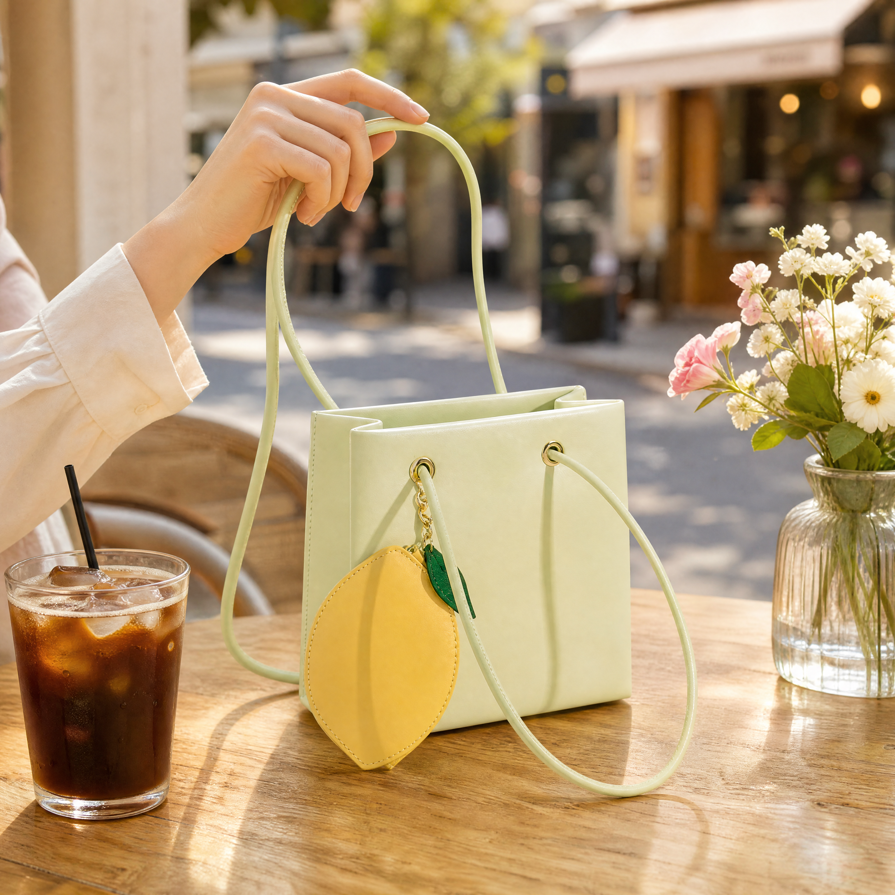 超写实电商商品摄影。 主体：包严格参照上传产品图，完整保留所有… - 图片创意预览
