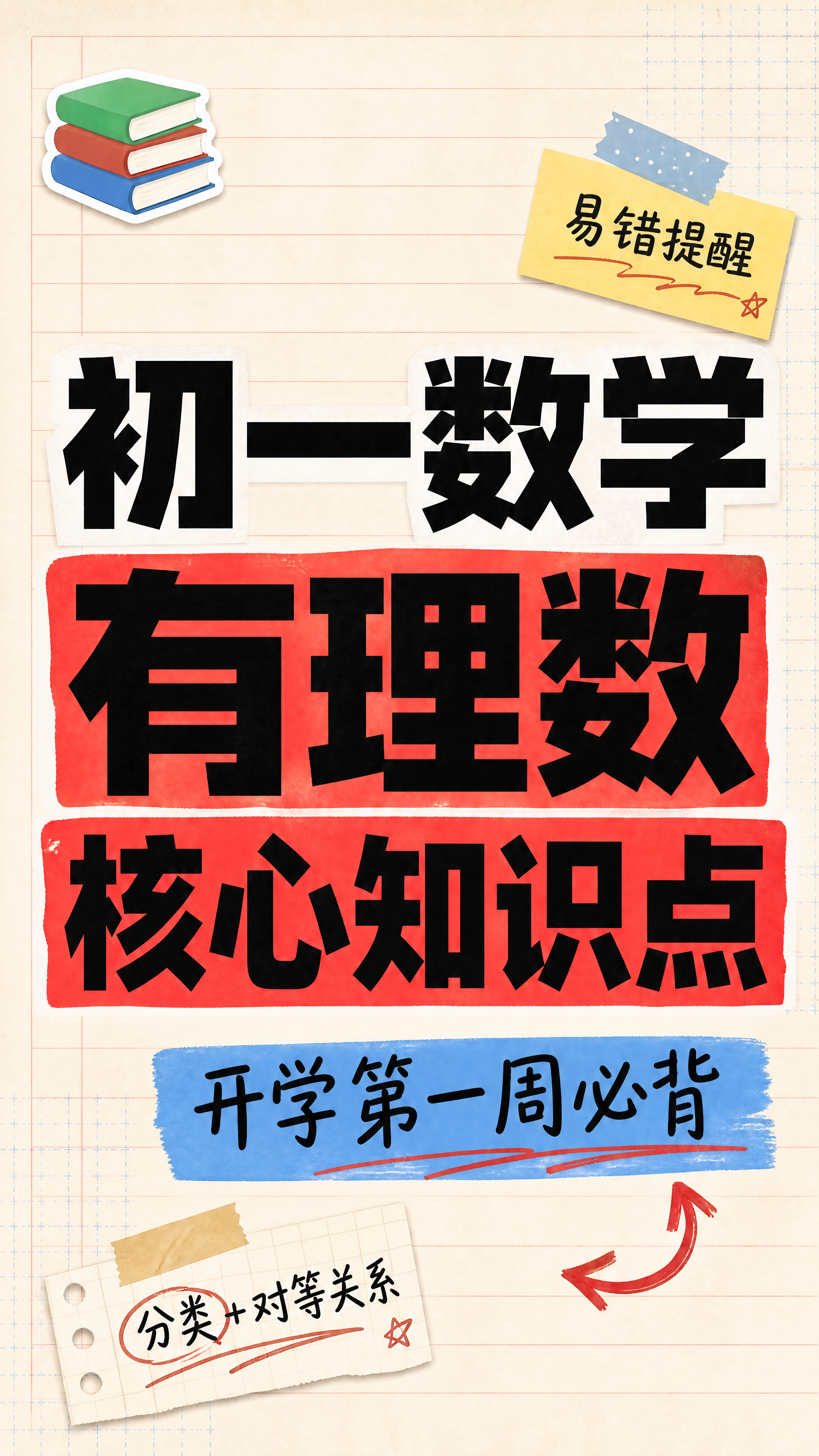 抖音9:16图文封面，纯大字，手账拼贴学习风，版式精美，小红书… - 图片创意预览