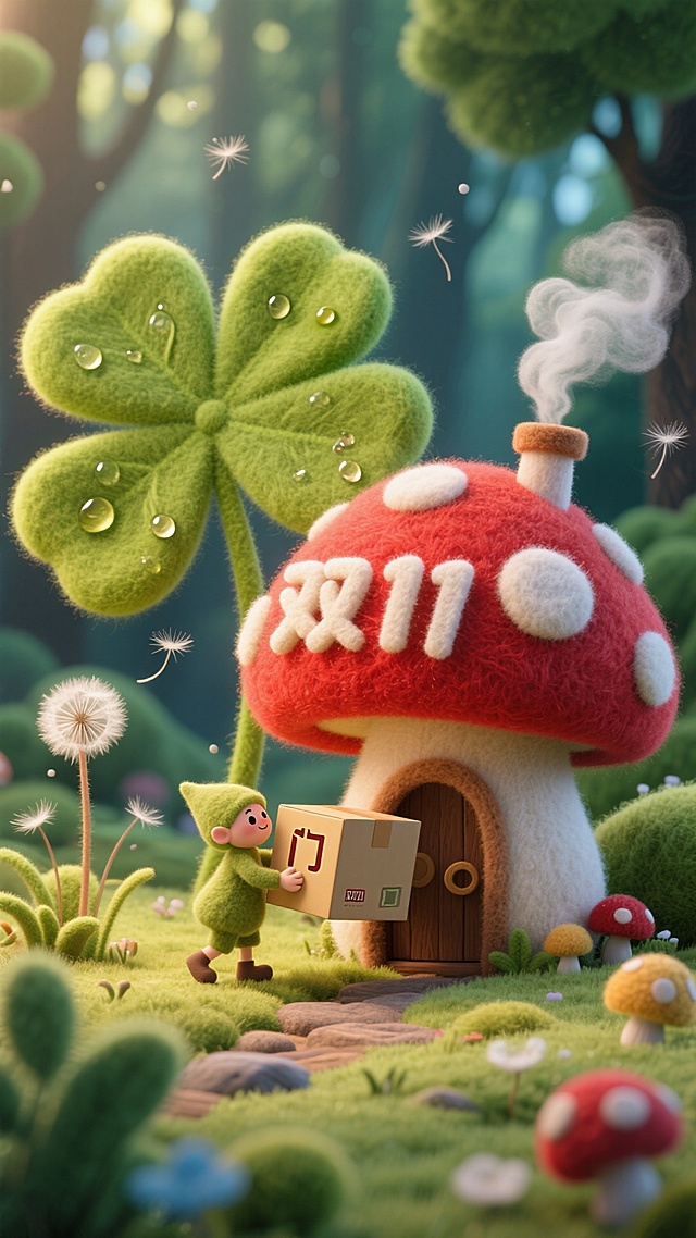🍄蘑菇小屋双 11，小精灵搬货超有趣🧚