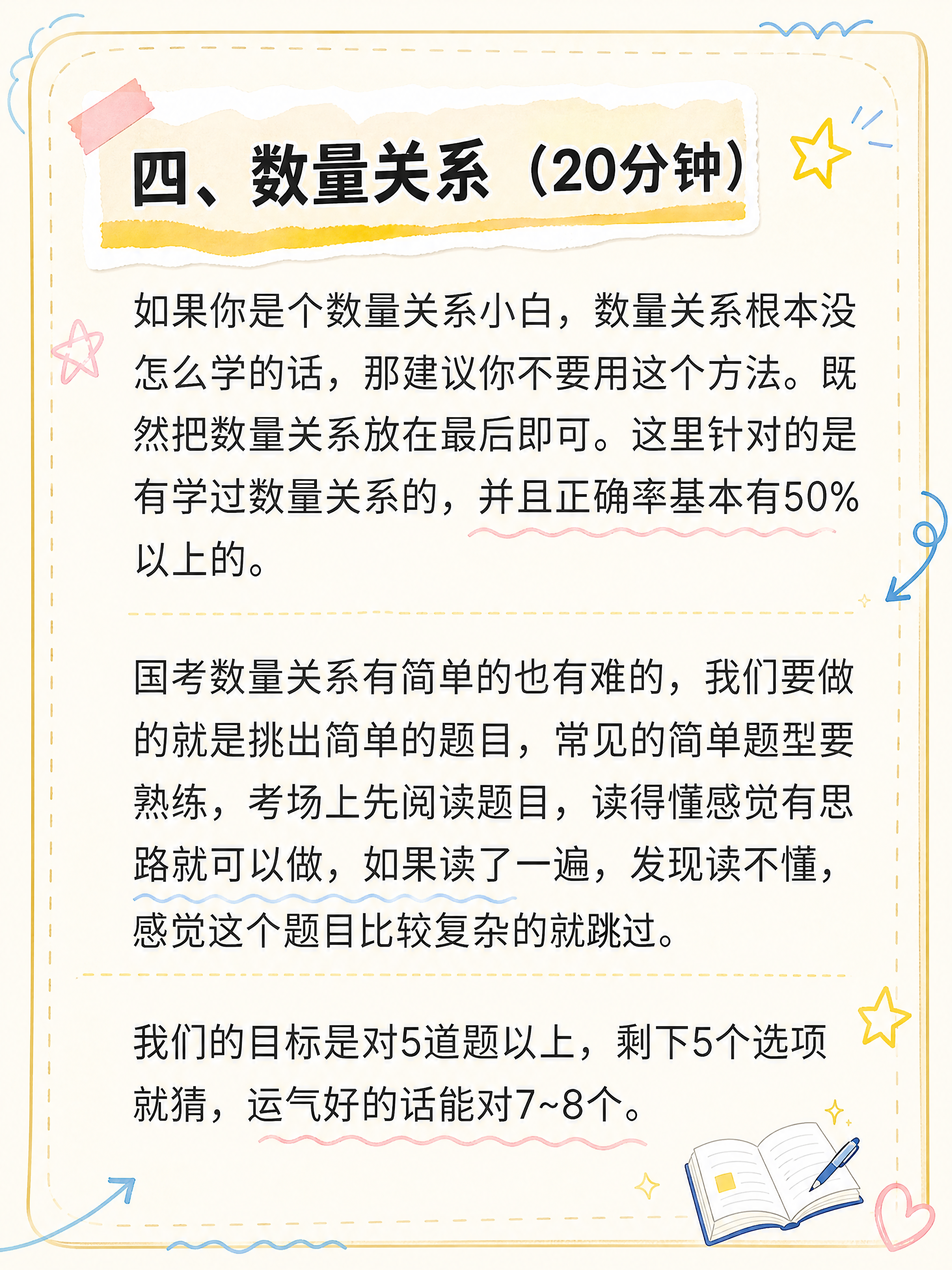 抖音热门图文风格，小红书笔记封面质感，手账拼贴风，教育备考类，… - 图片创意预览