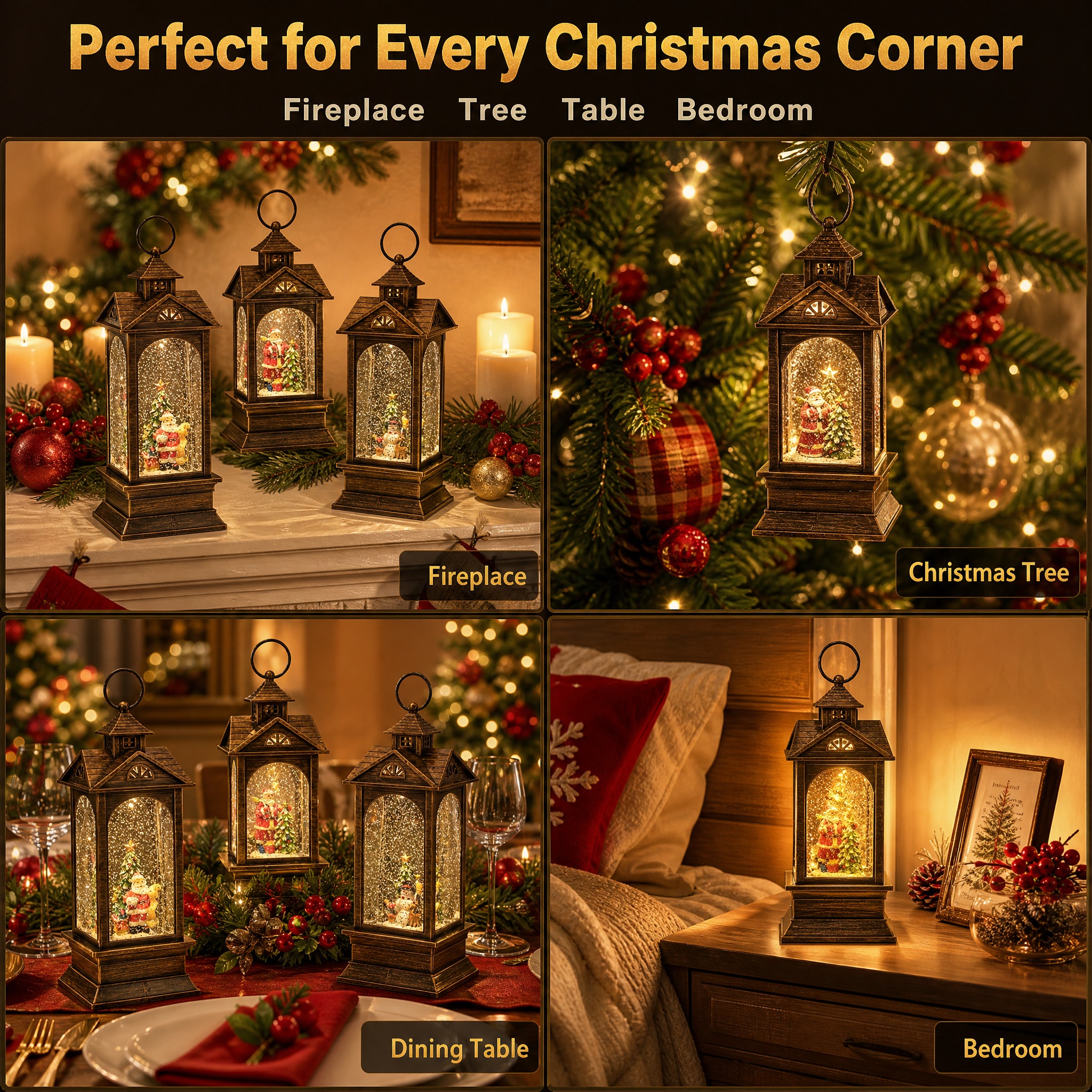 [主图-6] Christmas Snow Globe Lan… - 图片创意预览