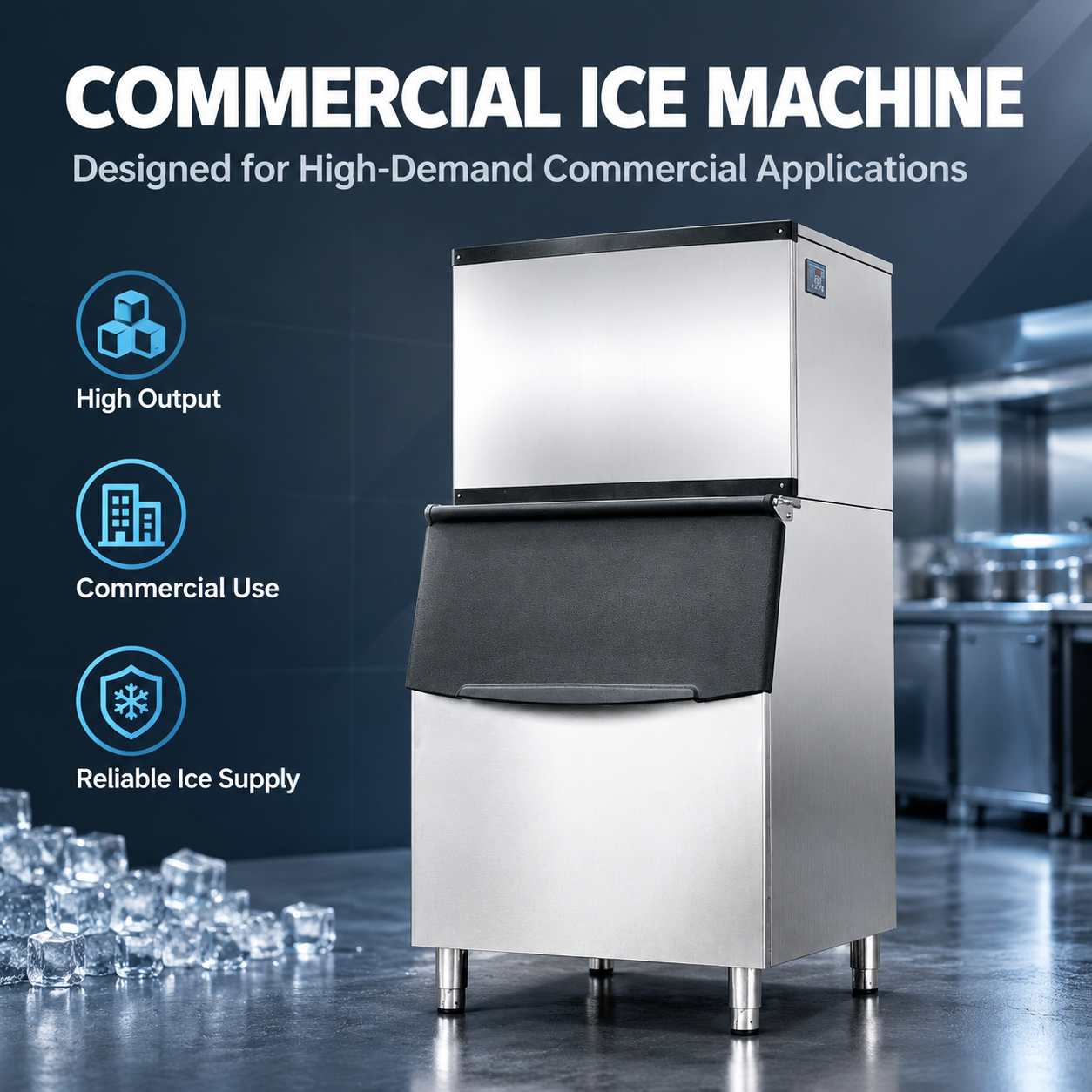 [主图-3] Commercial Ice Machine B… - 图片创意预览