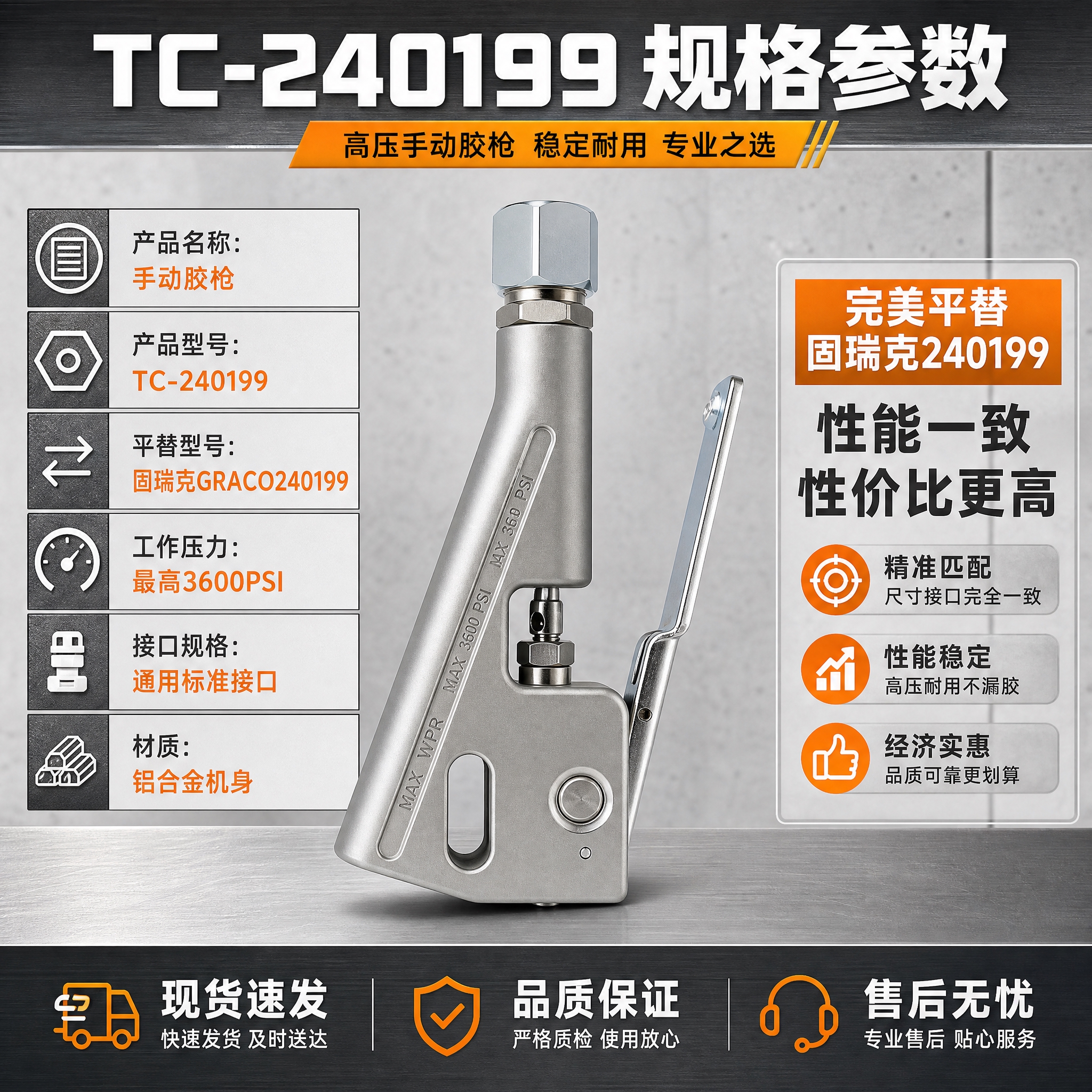 [主图-5] 规格型号与平替说明，展示产品型号参数、适配信息和… - 图片创意预览