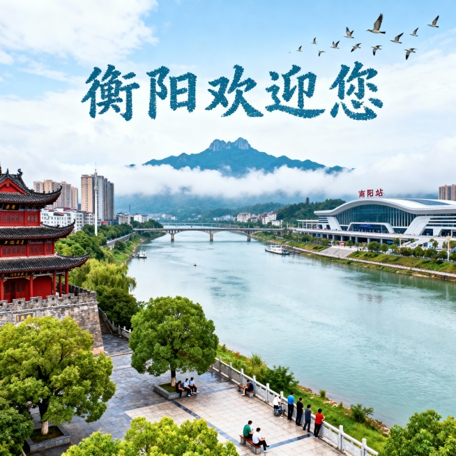湖南省衡阳市的宣传图预览效果