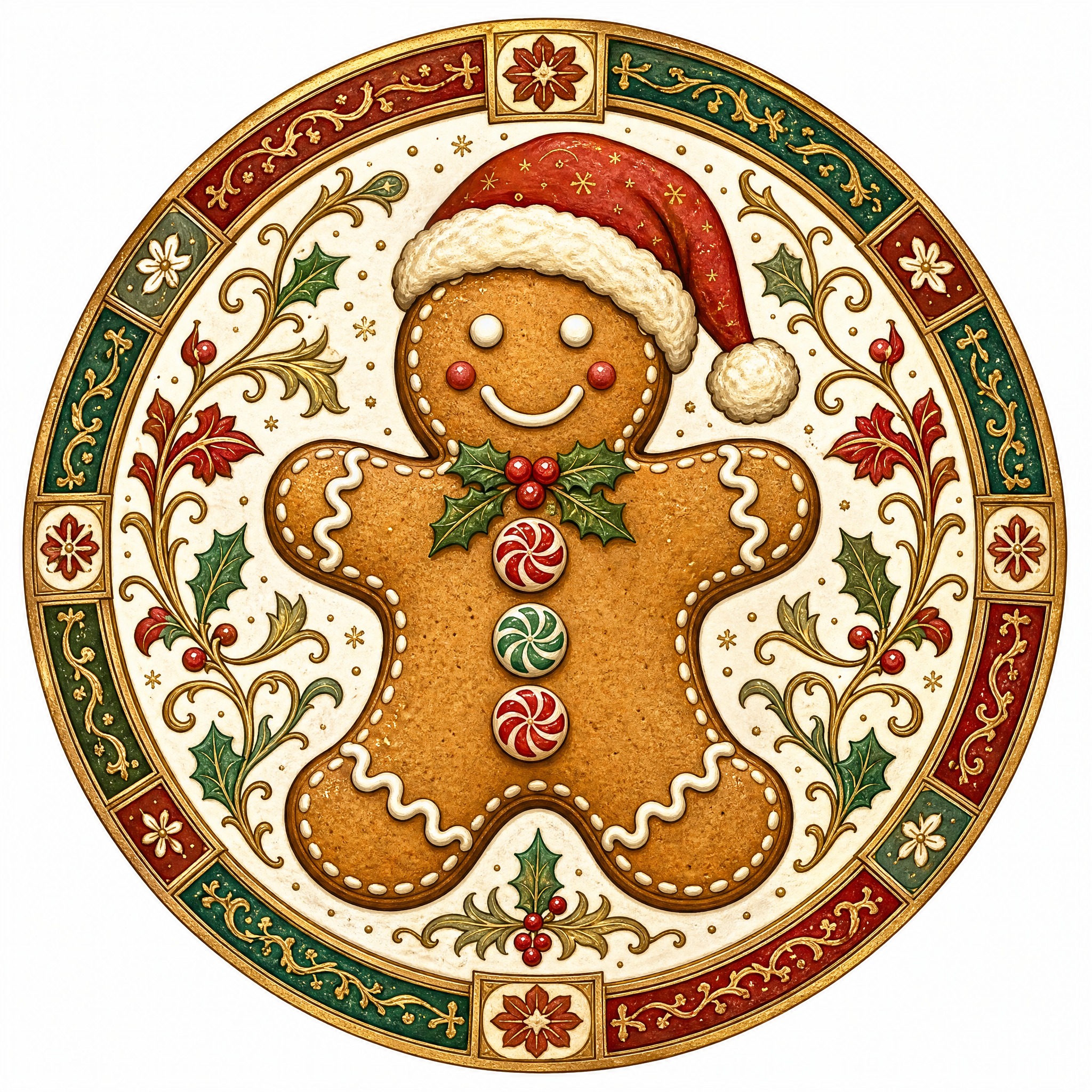 Christmas sticker, medieval ill… - 图片创意预览