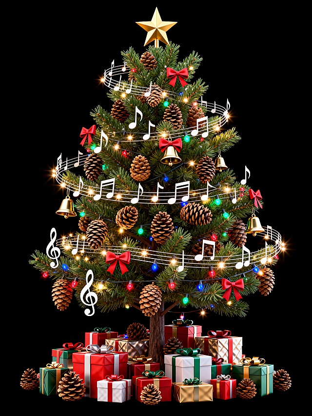 一键同款生成经典的圣诞树爱不释手，根本挺不下来，太好看啦！