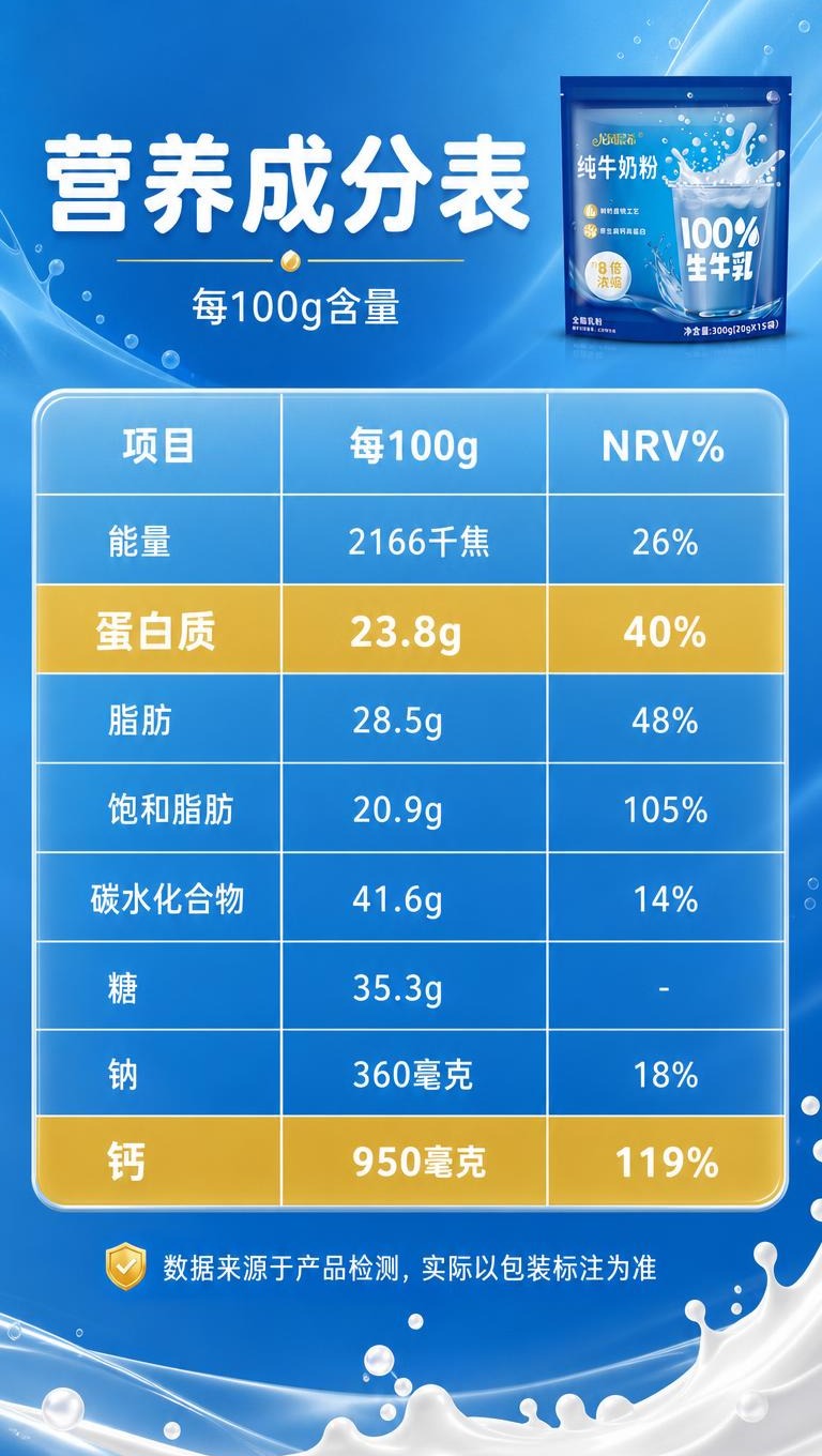 [商品] 使用【图1】龙凤晨希纯牛奶粉自立袋包装（缩小展示于页… - 图片创意预览