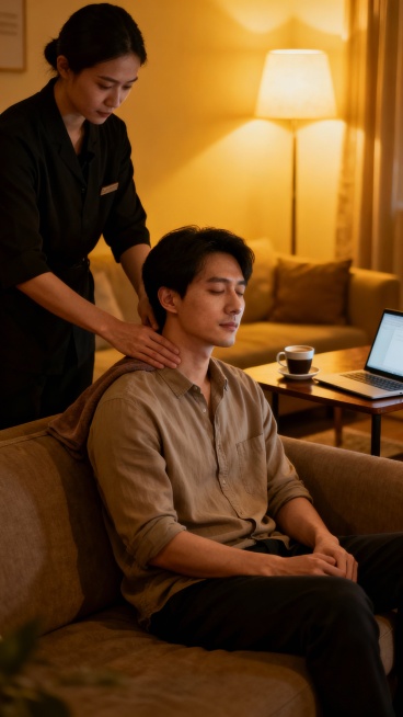生成50张上门养生按摩的图片预览效果