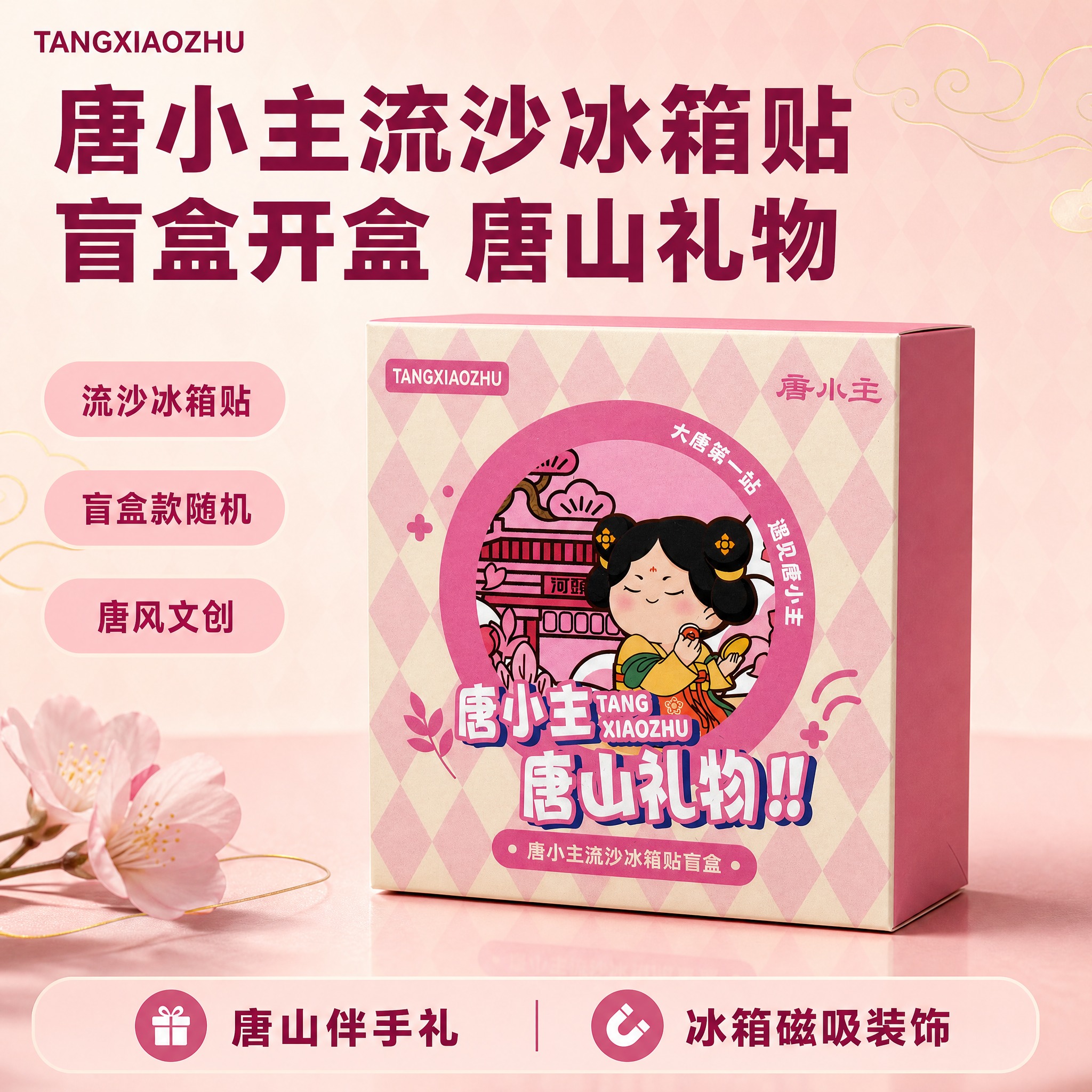 [单张主图] 商品名称：唐小主流沙冰箱贴盲盒（唐小主 TANG… - 图片创意预览