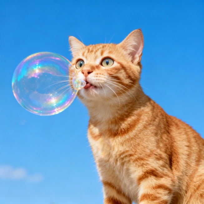 帮我生成20个甜美写实风格的萌宠照片，包含戴着黄色小鸭帽的橘猫、架着黑框眼镜的白猫、扮作蒙娜丽莎的猫咪、喝咖啡戴墨镜的白猫，以及吐舌头的柴犬、吹泡泡的橘猫、头顶肉骨头的小狗等多样角色，背景涵盖室内与蓝预览效果
