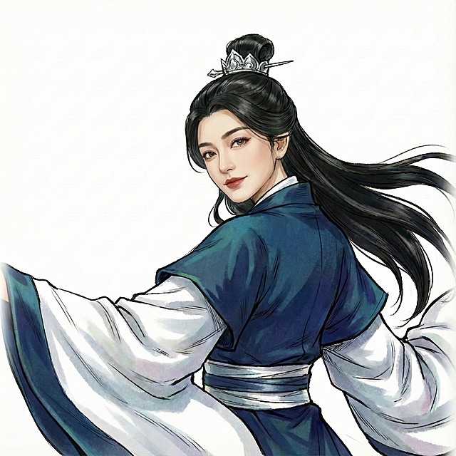 人物的五官和神情贴近女明星秦岚，要求能明显的看出是秦岚