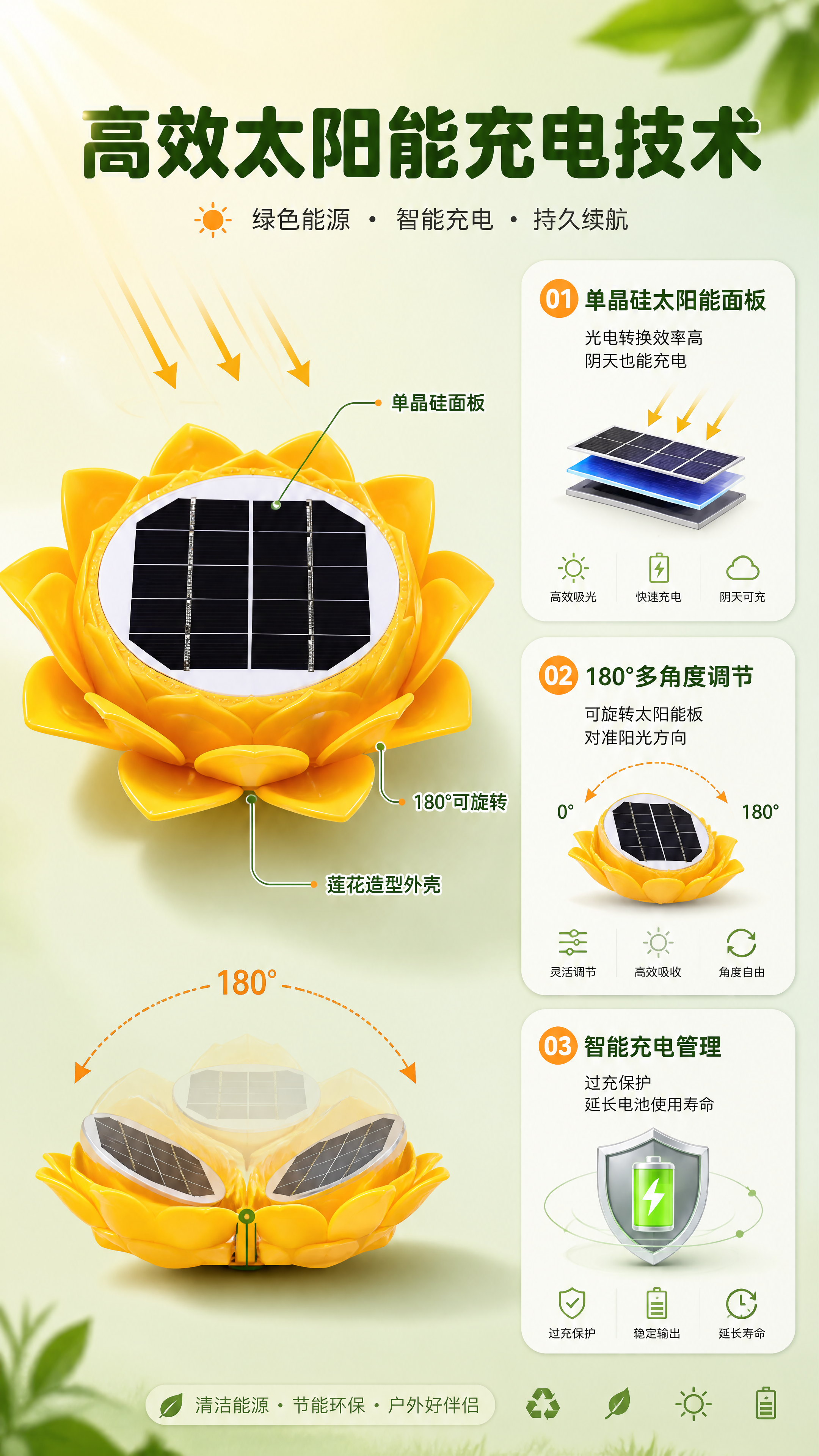 [商品] 使用【图10】黄色莲花太阳能播放器俯视图；保留莲花花… - 图片创意预览