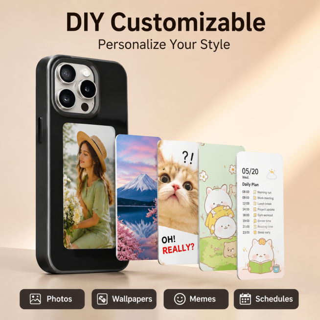 [Main Image 2] DIY Customizable Ink-ink Phone Case Personalize Your Style. Keep the product appearan预览效果