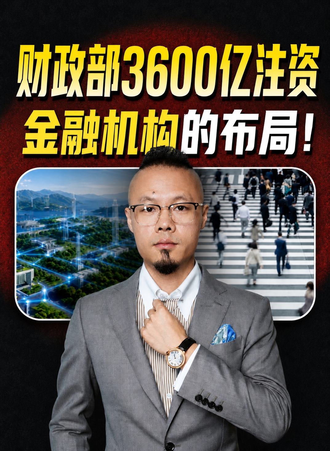 基于参考图进行修改，保留原图的黑红渐变背景、人物形象及位置、人… - 图片创意预览