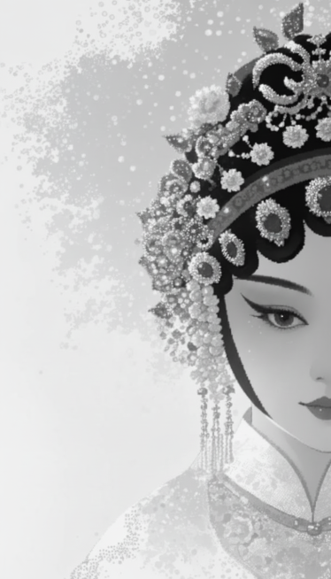 变黑白色预览效果