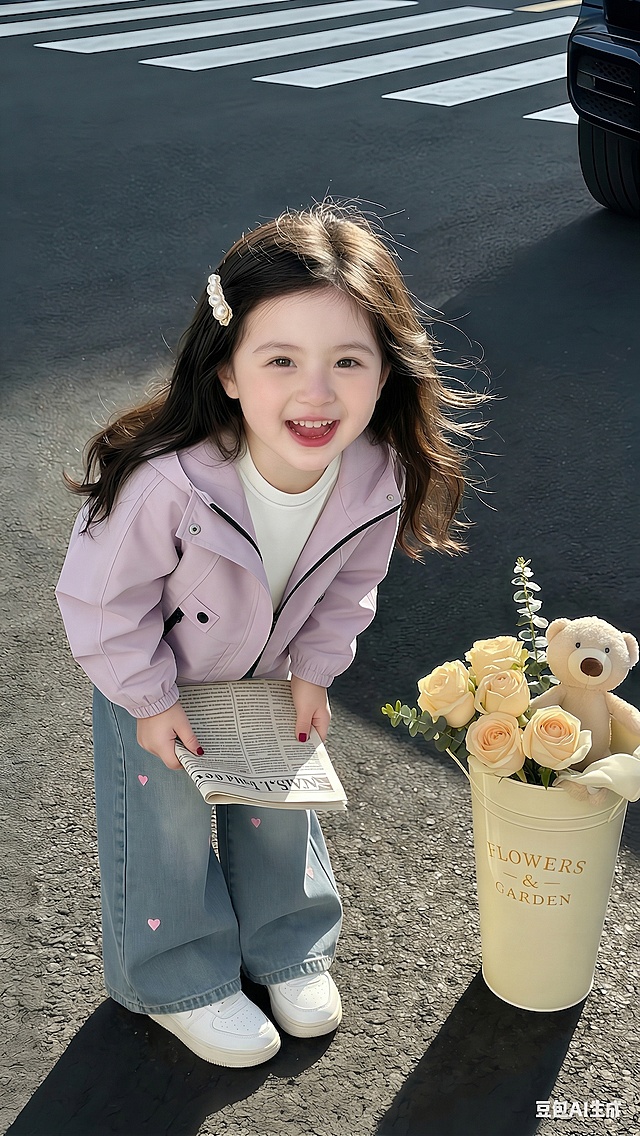 用图1的裤子替换图的2的人物的下身穿的裤子，保留原场景光影，保持图2的人物的上身穿着不变，五官和发型不变，图片宽高尺寸不变，背景不变，模特姿势不变，背景不变。保持图1的裤子的款式和颜色不变