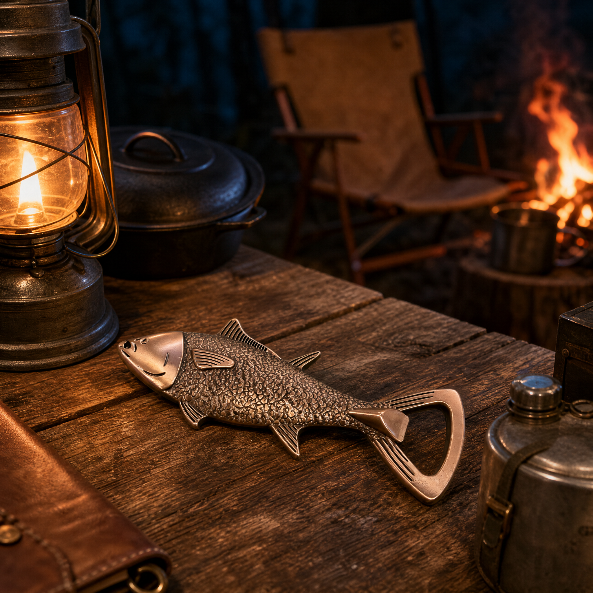 Camping scene in industrial sty… - 图片创意预览