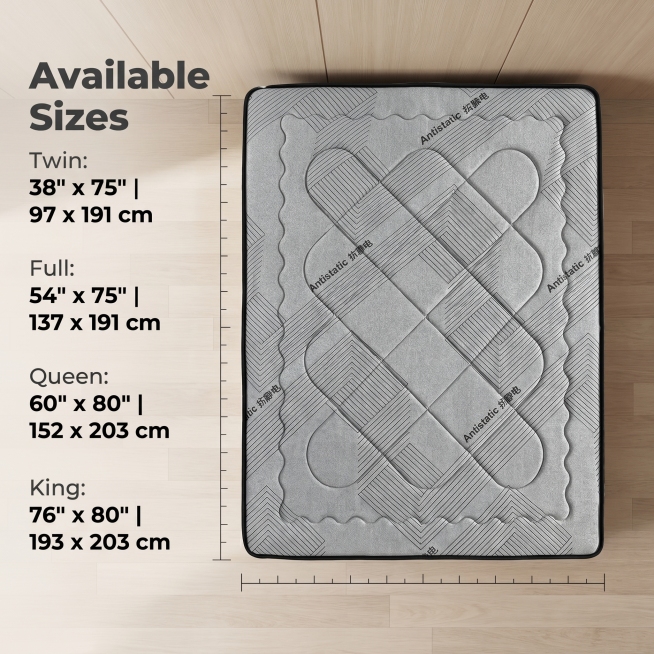 [Main Image-5] Size specification display of Antistatic Mattress. Help users judge the space matchin预览效果