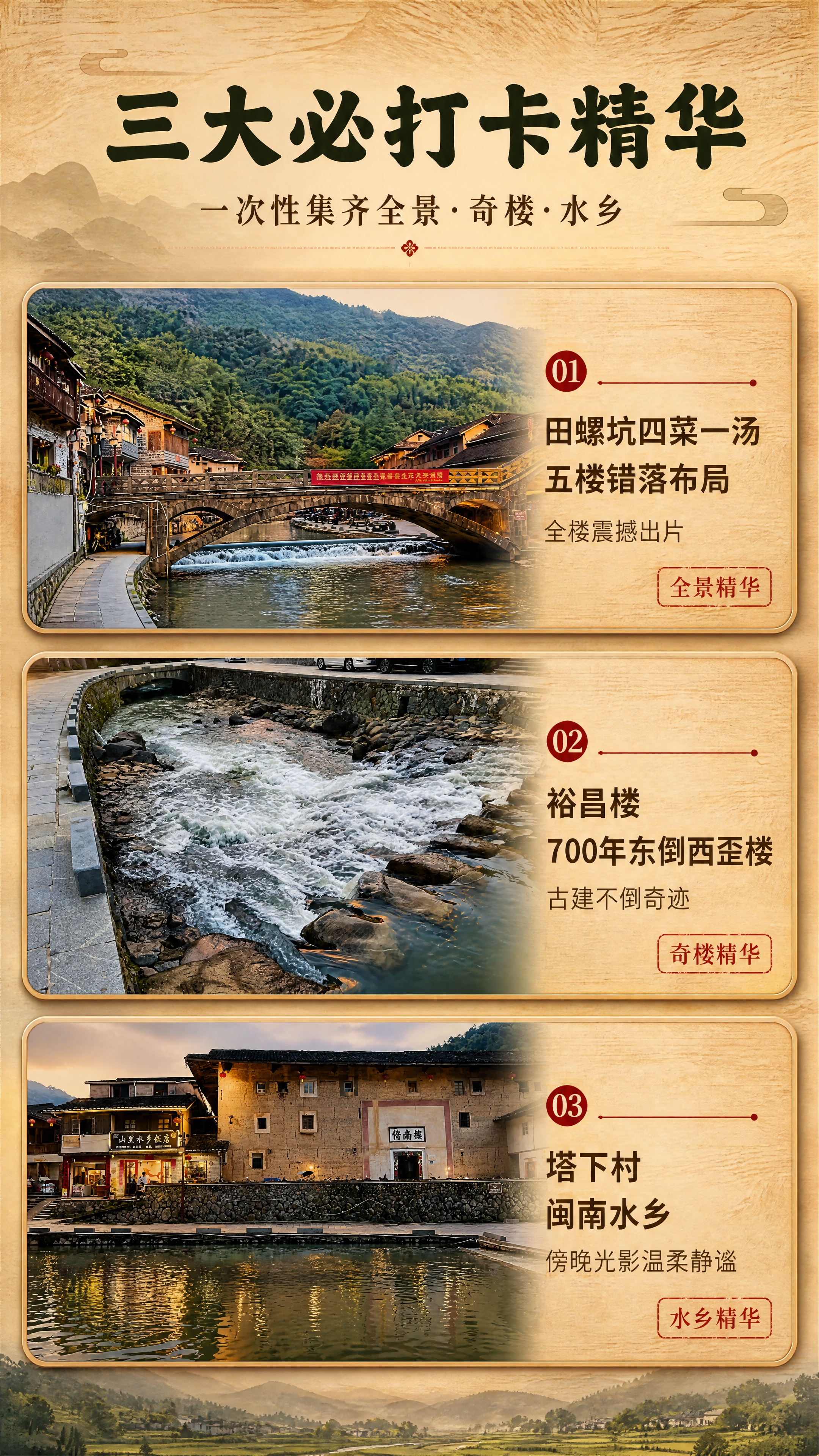 [商品] 使用【图2】塔下村石拱桥与牌坊溪流全景、【图3】溪流… - 图片创意预览