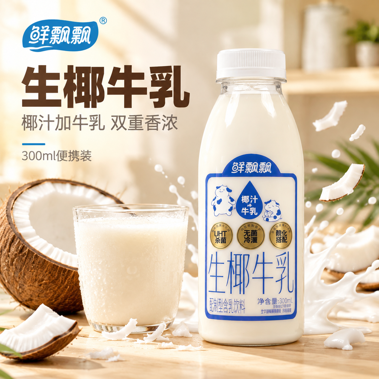 [主图-1] 首图点击率 生椰牛乳饮品食欲诱惑主题。 [统一基… - 图片创意预览