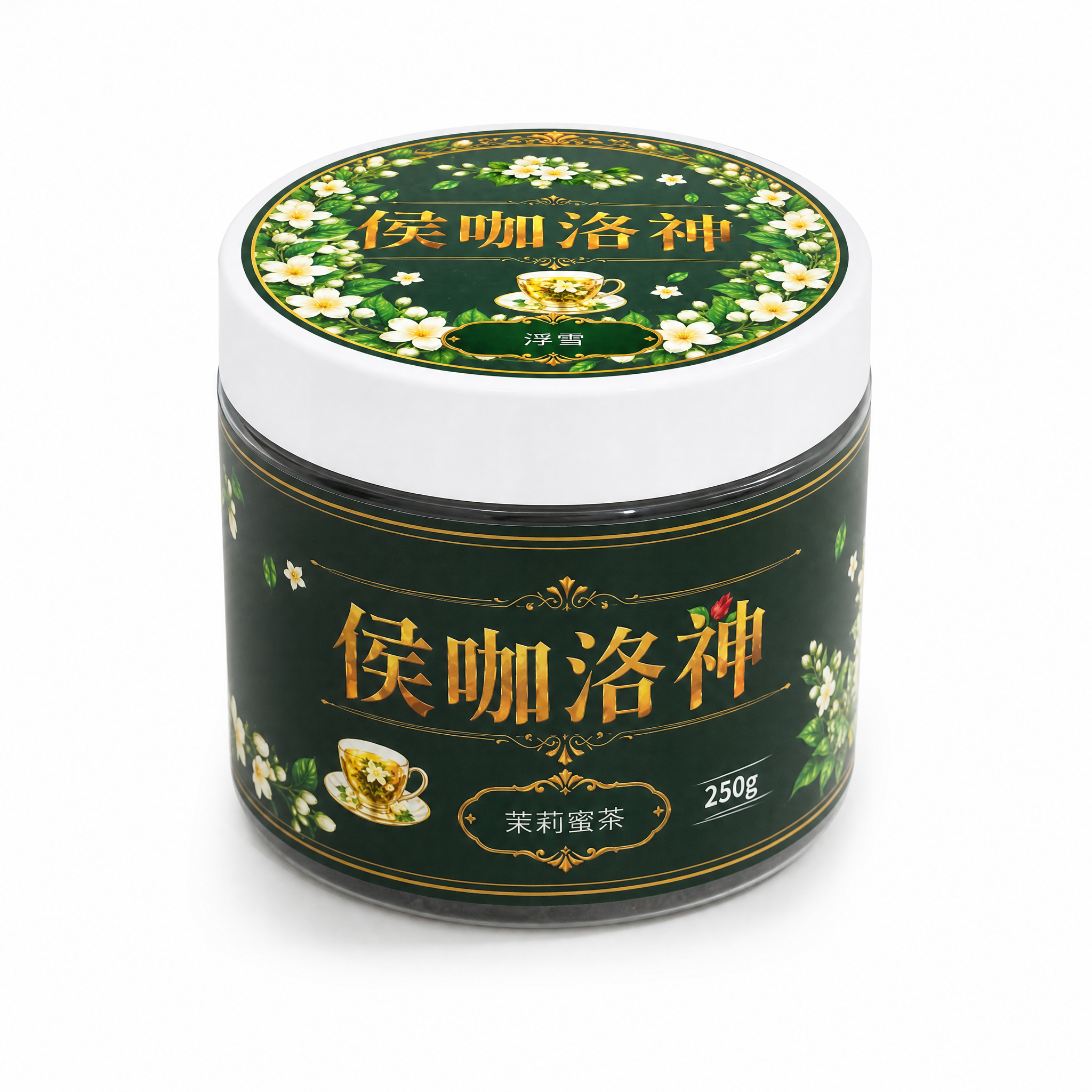 产品精修，将圆形罐装产品置于纯白背景上，专业商业棚拍光，550… - 图片创意预览