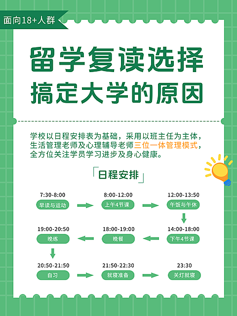 教育培训学历教育留学复读选择分享小红书配图
