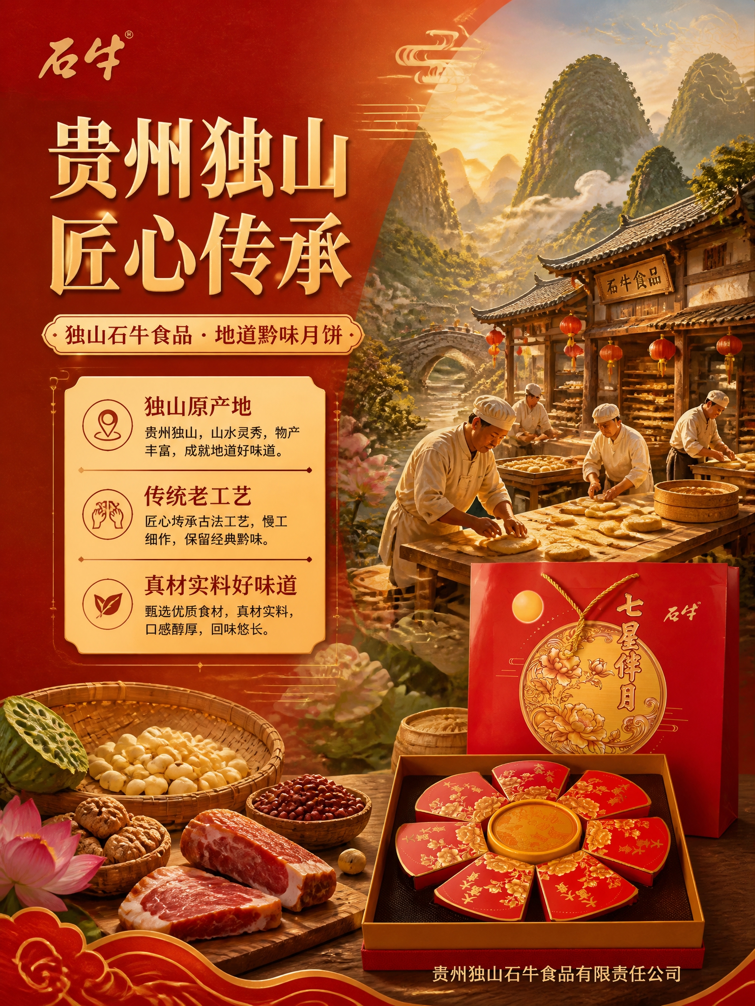 [商品] 使用【图3】七星伴月礼盒局部露出（右下角小图），保留… - 图片创意预览