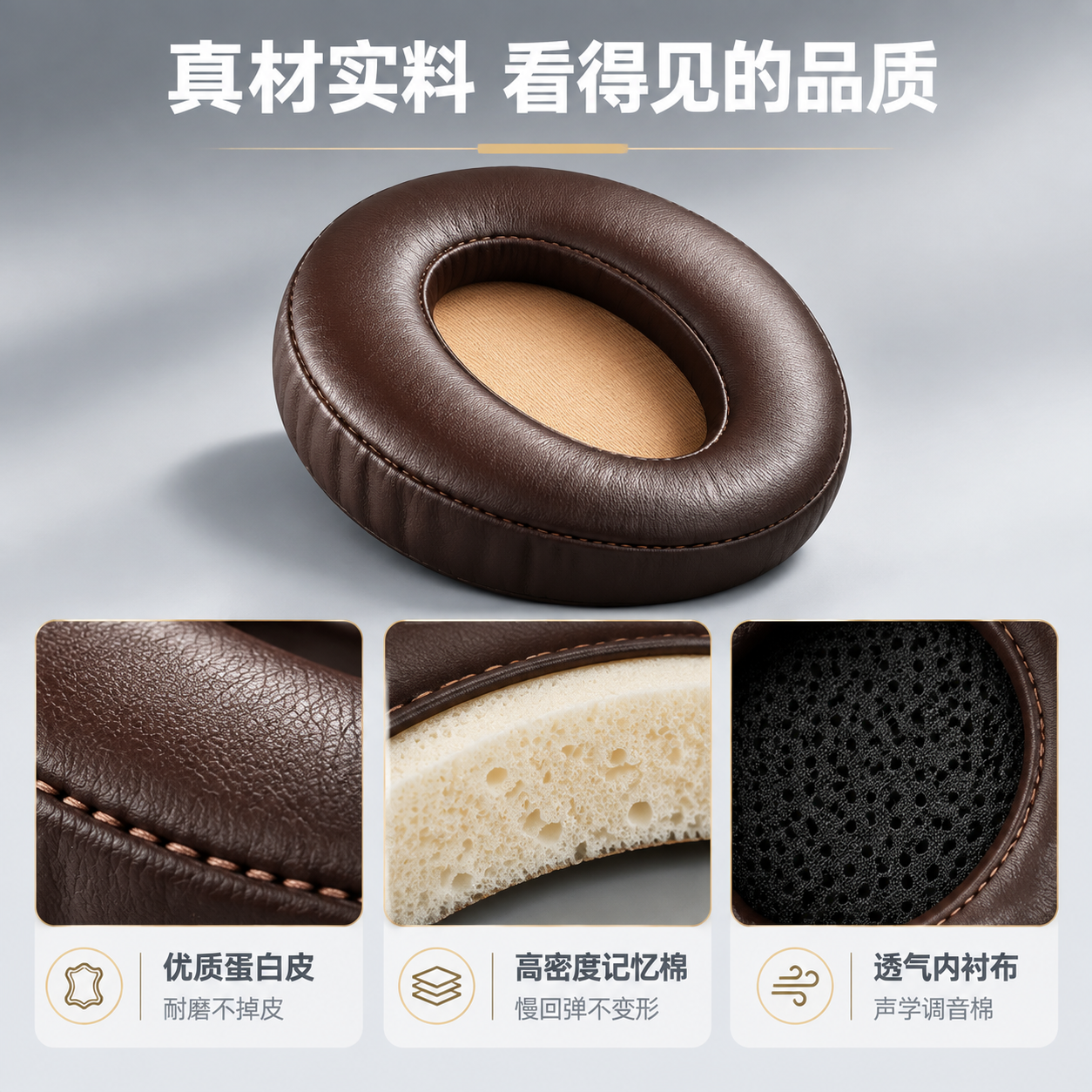 [主图-3] 产品证据与结构细节，展示耳机罩的材质工艺与内部结… - 图片创意预览
