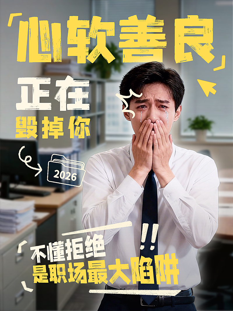 职场话题讨论吸金大字小红书封面