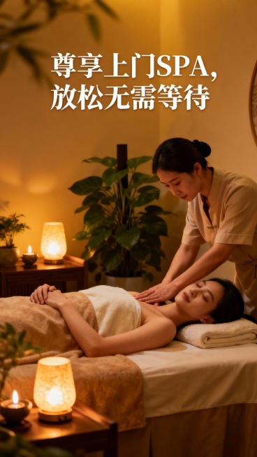 生成50张芳香精油套餐、移动推拿尊享SPA图片，图片可以加一些文字预览效果