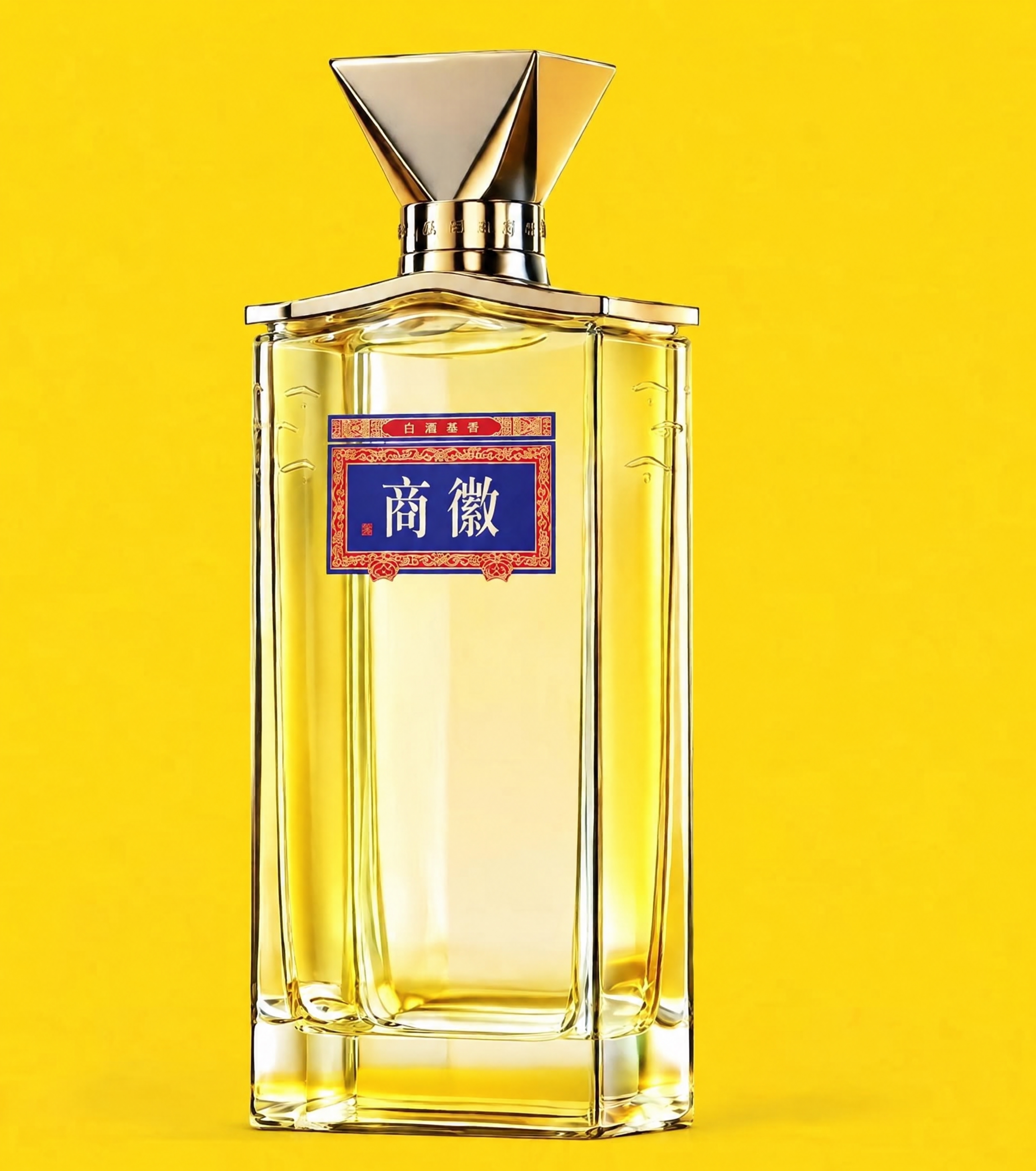 去掉瓶子底部的所有文字，包括竖排的“徽商徽骆驼”和底部的“酱香… - 图片创意预览