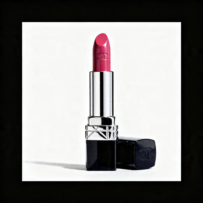 [主图 1] 口红商品主图，精准展示使用场景。
[氛围风格] 纯白背景棚拍商业摄影风格，高级简洁质感；
[画质] 商业专业摄影质感，锐利清晰，超高清，产品细节真实，画面干净高级；
[元素] 一支口红居预览效果