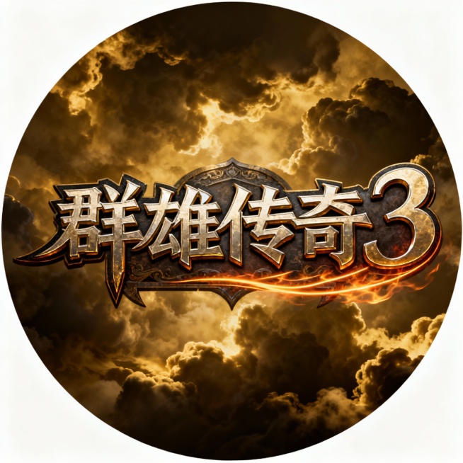 设计一个微信头像，主题：群雄传奇3预览效果