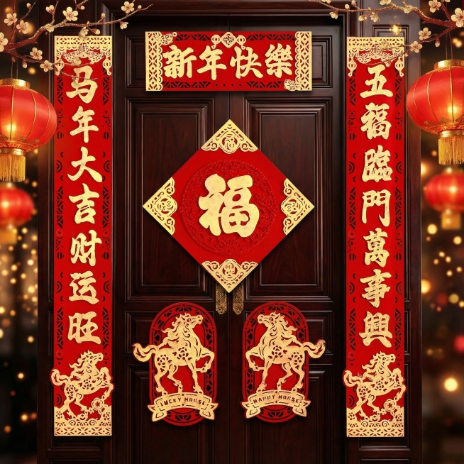 生成一张喜庆一点的电商主图，要求尺寸1440X1440预览效果