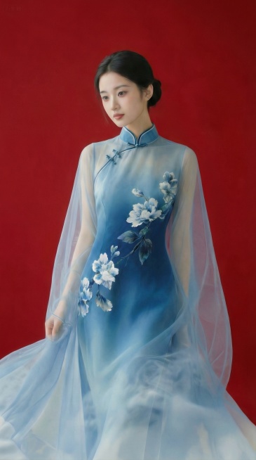 背景改成红色预览效果