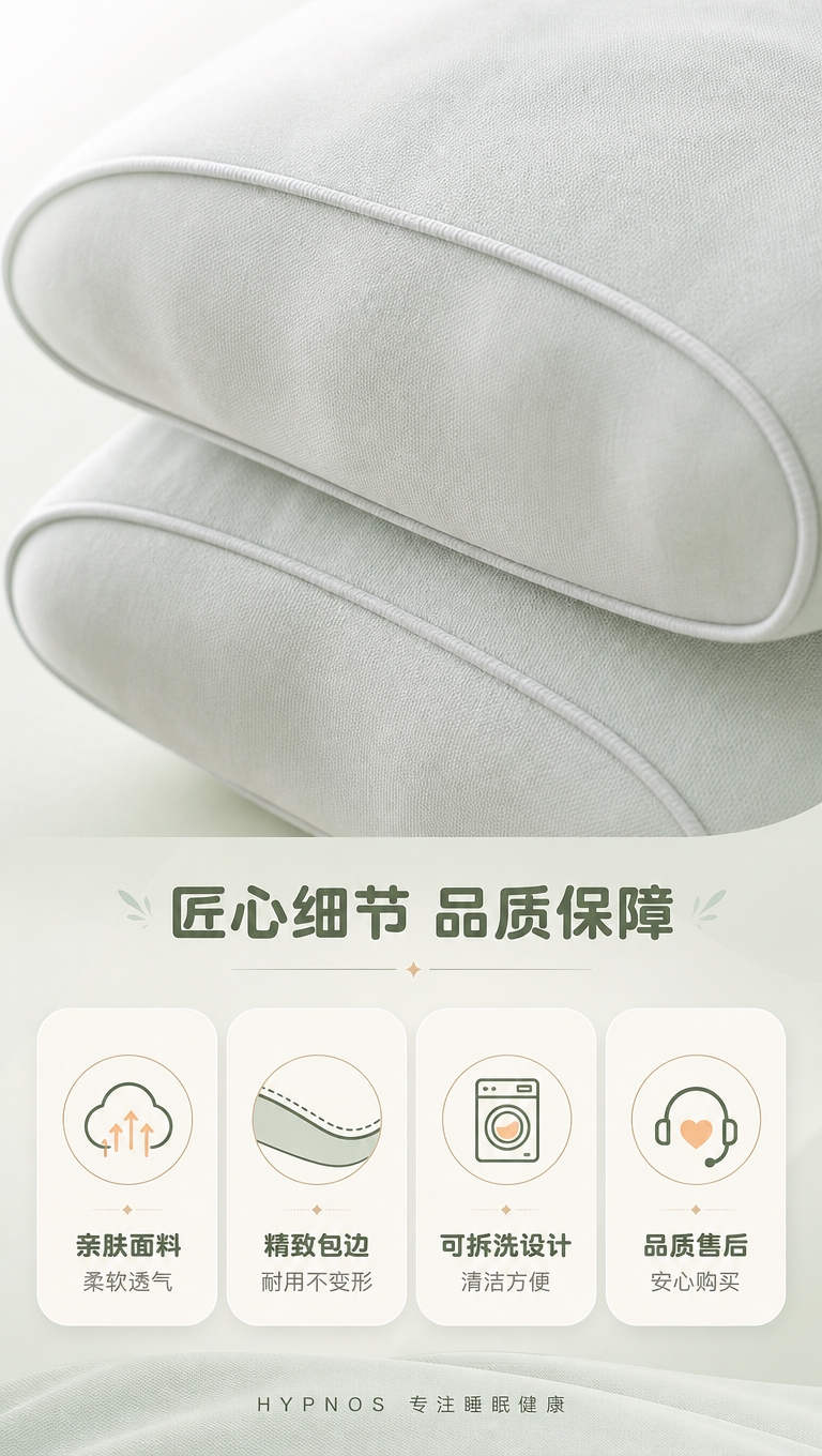 [商品] 使用【图3】浅灰绿色枕头叠放特写；保留枕头的弧形轮廓… - 图片创意预览