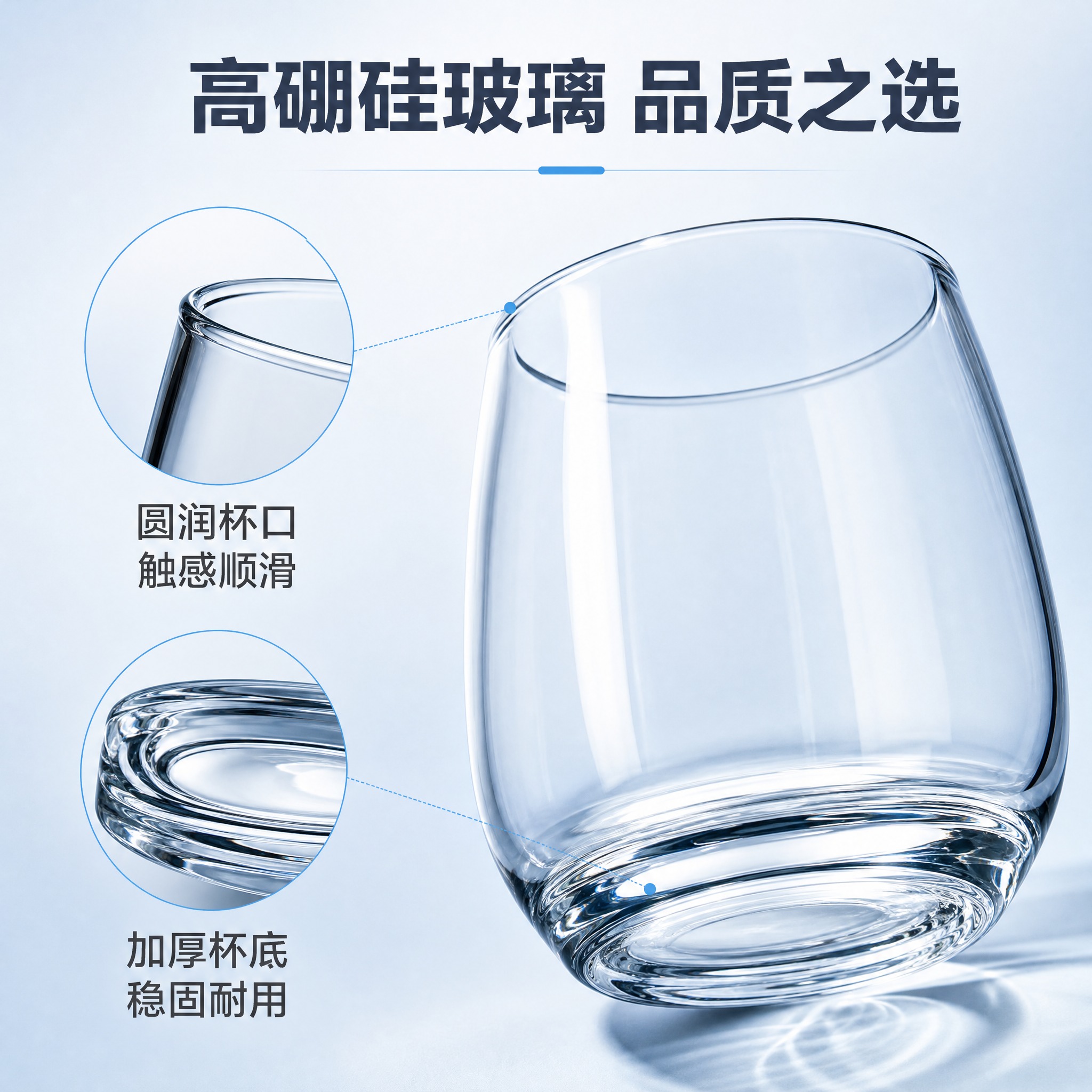 [主图-3] 高硼硅啤酒杯550ML 材质细节与安全性，高硼硅… - 图片创意预览