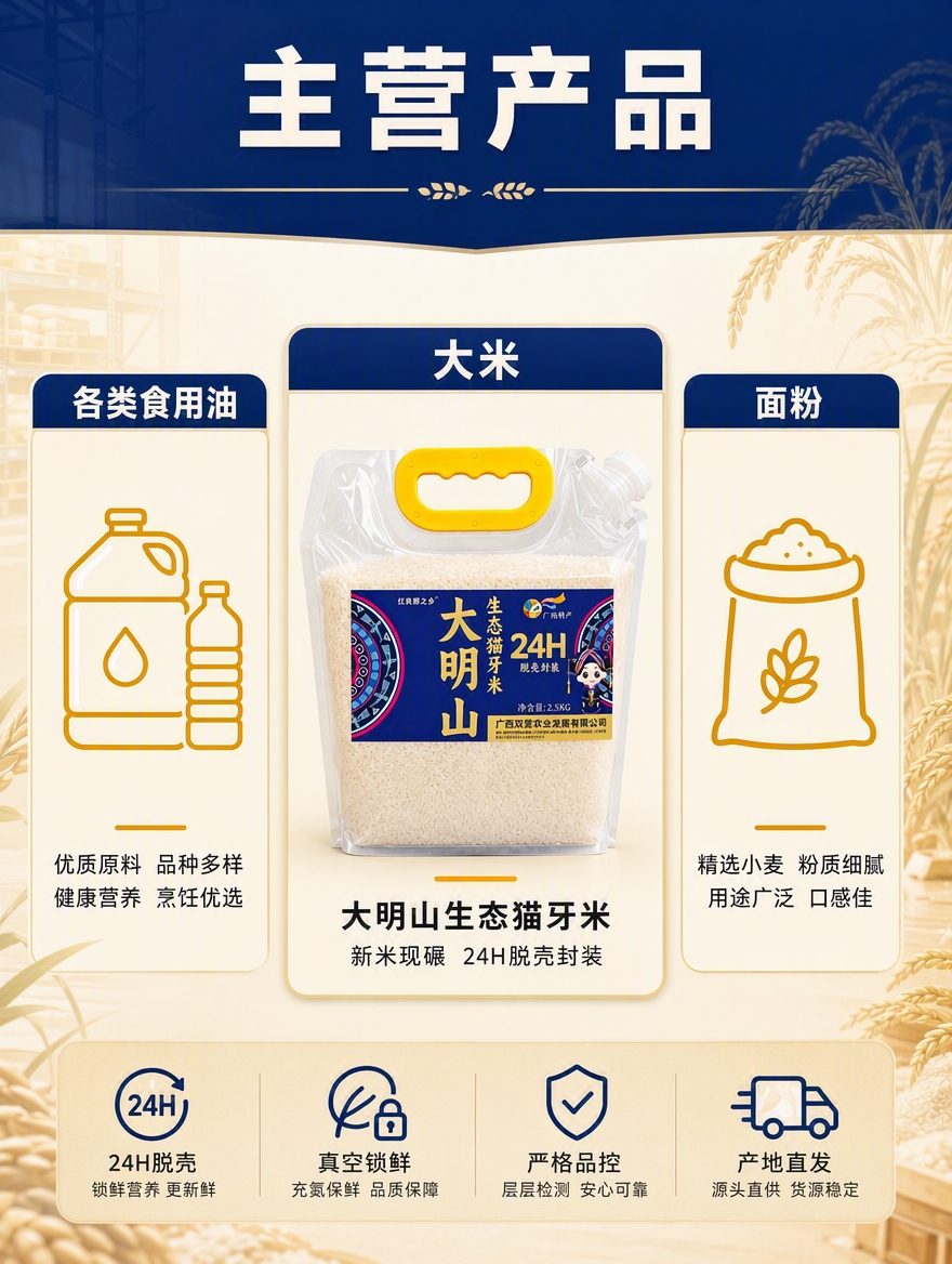 [商品] 使用【图1】【图4】【图5】大明山生态猫牙米产品图代… - 图片创意预览