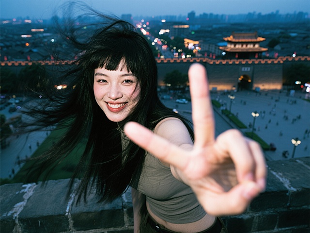 美女写实自拍照