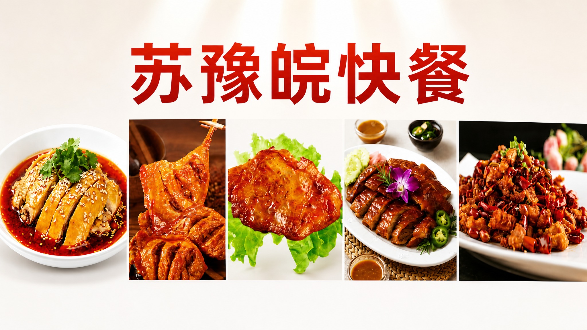 横向美食海报，16:9比例，简约干净的背景设计。背景改为纯白色… - 图片创意预览