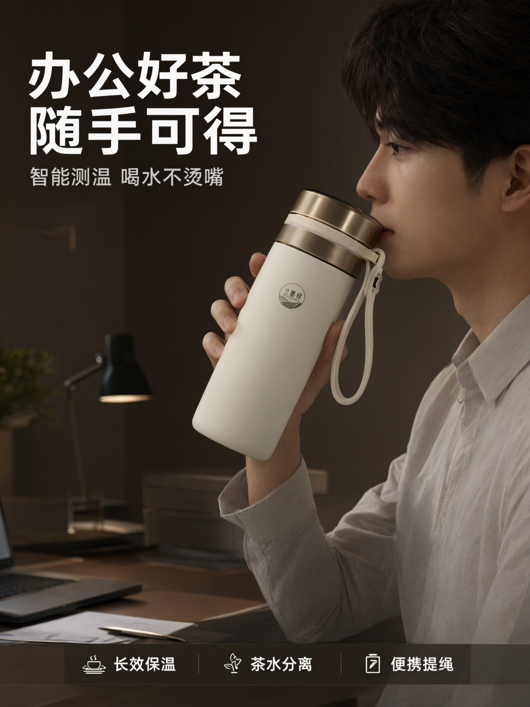 [第5张] 人物使用-办公场景商务饮用页。本张使用【图2】象牙… - 图片创意预览
