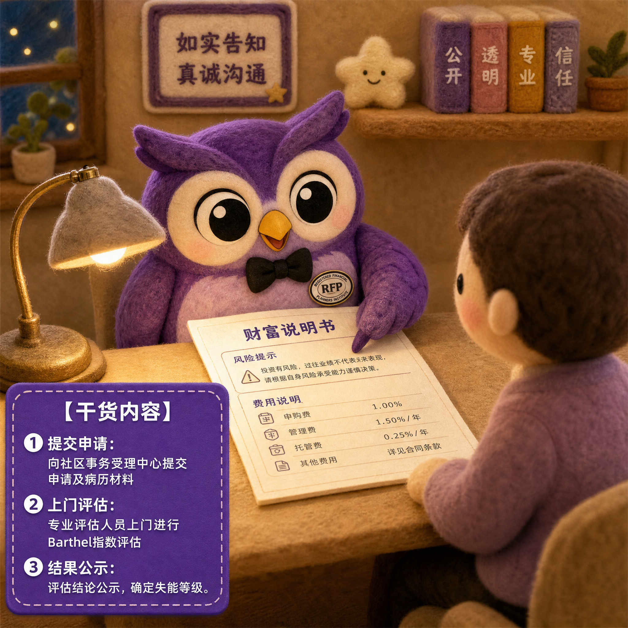 儿童治愈绘本风，高定羊毛毡艺术插画，温馨，亮色暖色调，光影对比… - 图片创意预览