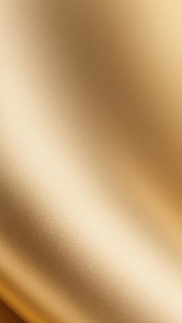 一张呈现出柔和渐变效果的金色金属质感背景，整体色调从浅香槟金向温暖的黄铜色泽平滑过渡，表面带有细腻的金属光泽和轻微的磨砂质感，光线均匀地漫反射在金属表面，营造出一种高贵、典雅且略带低调奢华的氛围，没有任何文字、图案或装饰元素，仅有纯粹的金属材质本身所展现的质感与光影变化。预览效果
