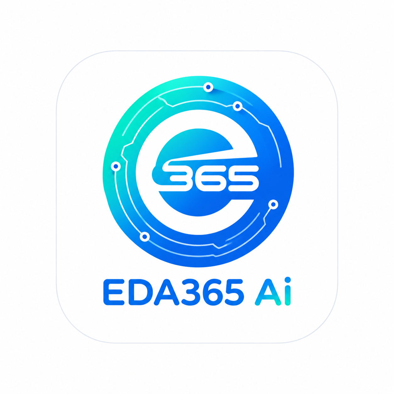 基于参考图的EDA365 Ai小程序图标风格，发散设计方案四：… - 图片创意预览