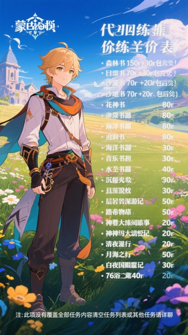有原神这游戏的人物预览效果