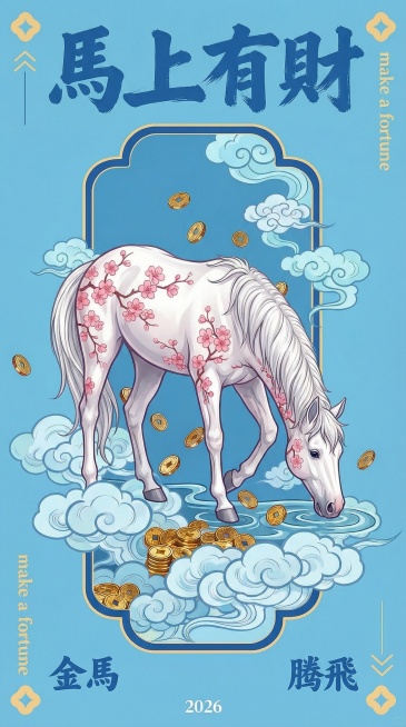 在做五个一样的马但是颜色和动作不一样 背景颜色也要不一样预览效果