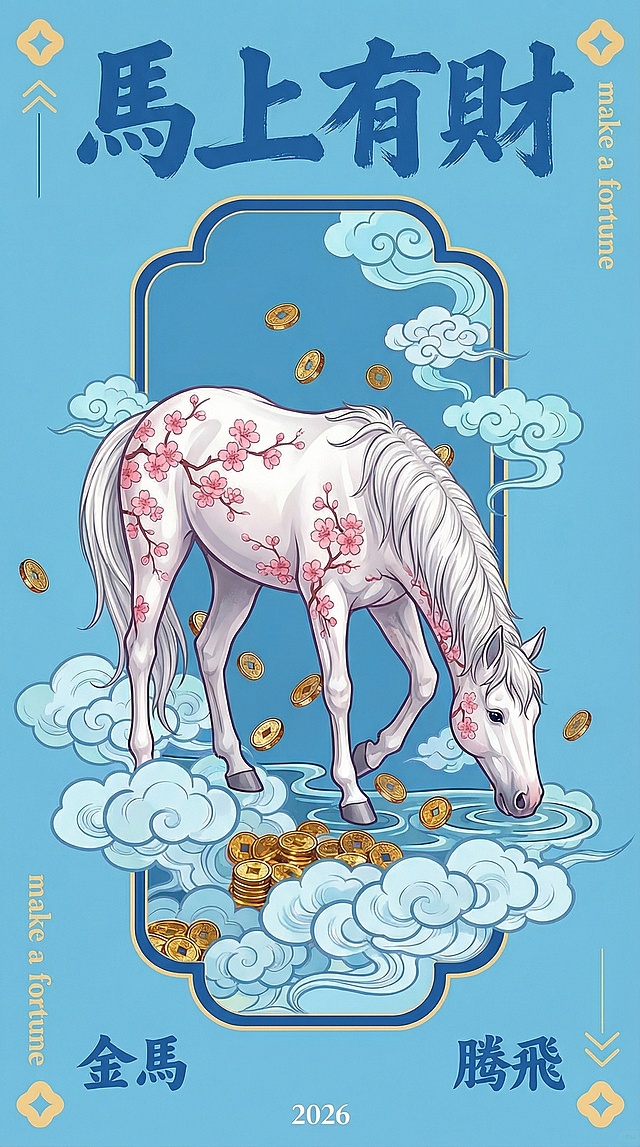 在做五个一样的马但是颜色和动作不一样 背景颜色也要不一样