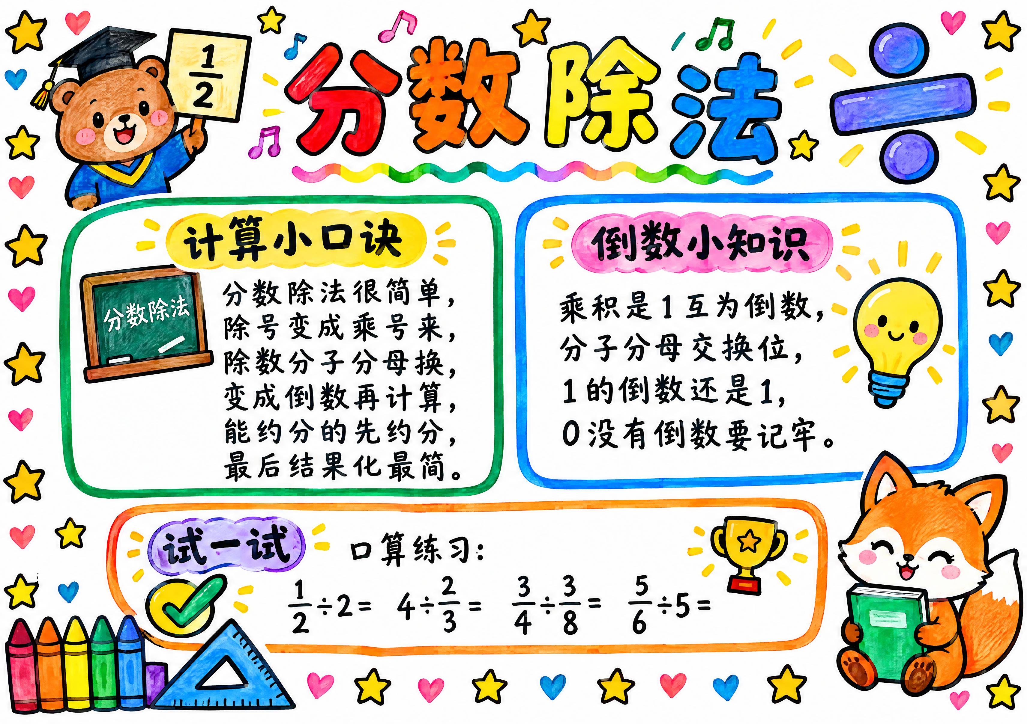 A4横版手抄报，比例297:210，纯白色背景，白纸马克笔真人… - 图片创意预览