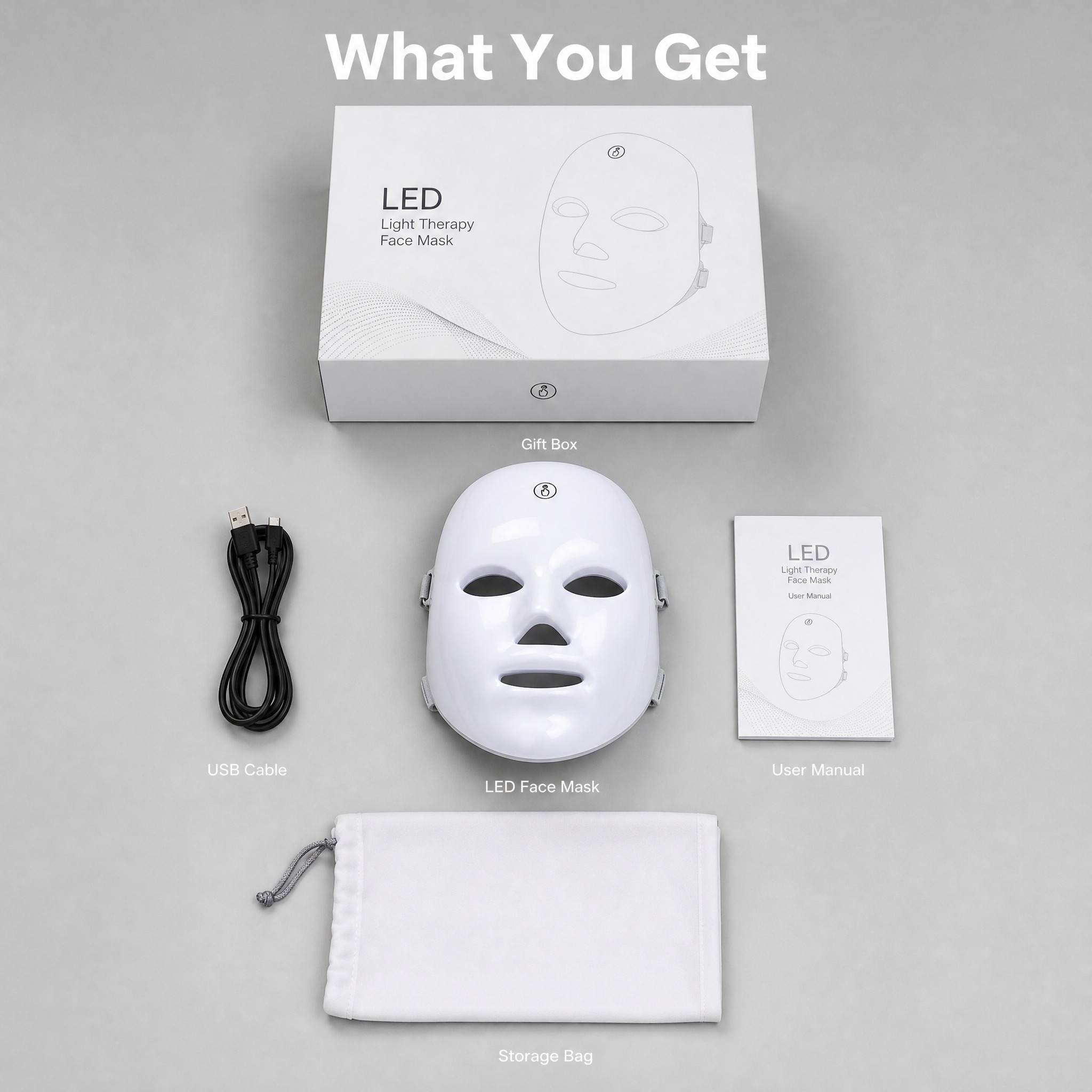 [主图-5] LED Light Therapy Face M… - 图片创意预览